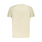 Beige Cotton Men T-Shirt