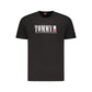 Black Cotton Men T-Shirt