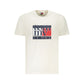 White Cotton Men T-Shirt