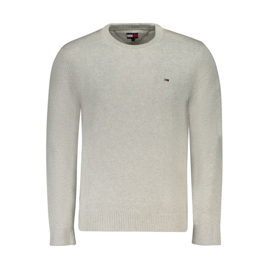 Gray Cotton Men Sweater