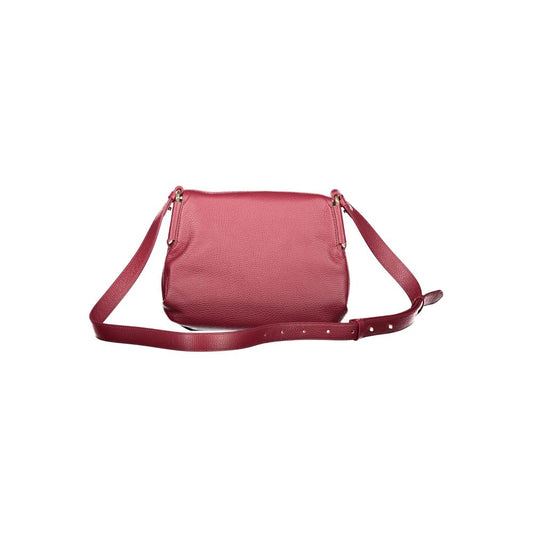 Purple Leather Women Handbag