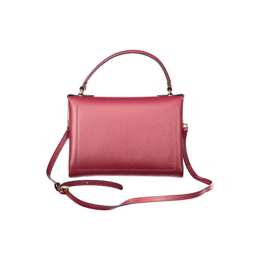 Purple Leather Women Handbag