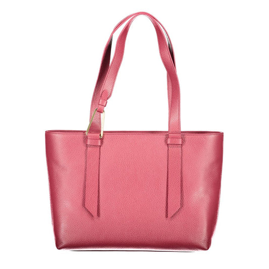 Purple Leather Women Handbag