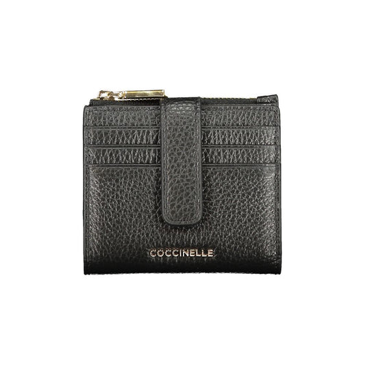 Black Leather Women Wallet