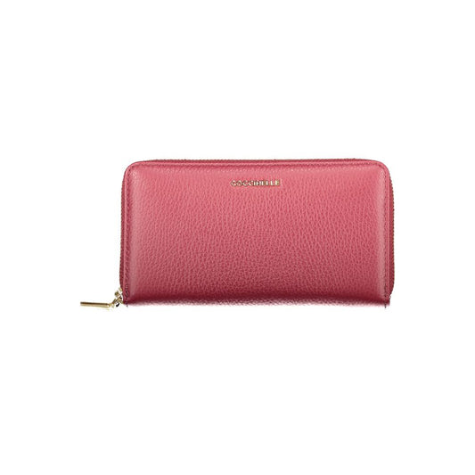 Purple Leather Women Wallet