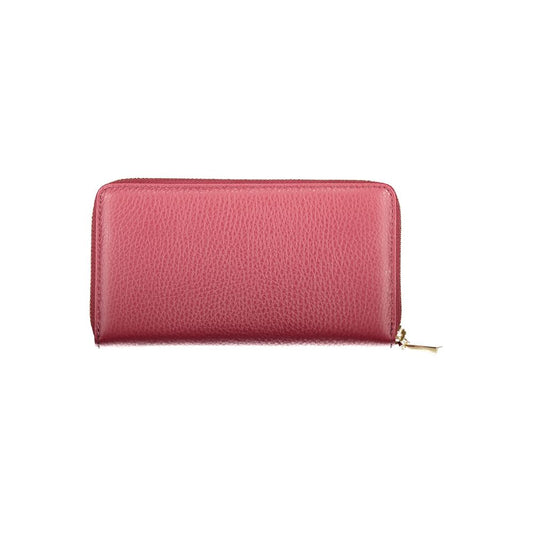 Purple Leather Women Wallet