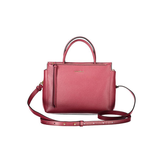 Purple Leather Women Handbag