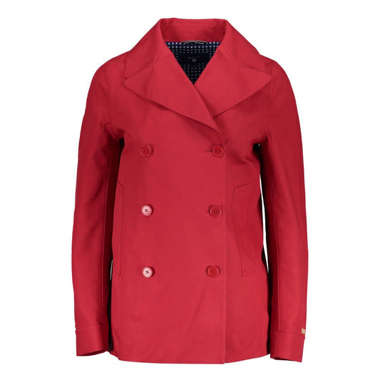 Red Cotton Jackets & Coat