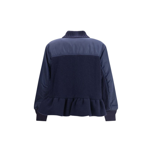 Bomber Jacket with wool inserts