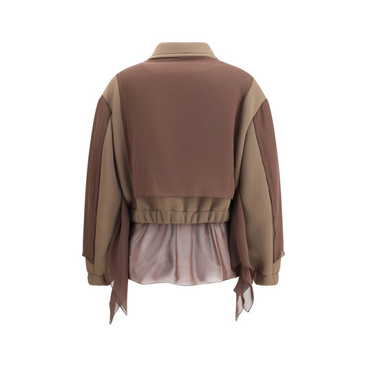 Zippered paneled Jacket
