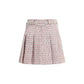 Crystal Belted Miniskirt
