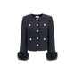 Fur cuffed Jacket