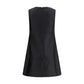 Taffeta embellished trim short Dress