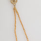 Gold Medallion Metal Chain Charm Men Pendant Necklace