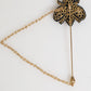 Lapel Pin Gold Brass Black Crystal Bee Accessories Brooch