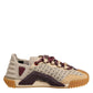 Beige Neoprene DG Logo NS1 Lace Sneakers Shoes
