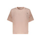 Pink Cotton Women T-Shirt