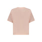 Pink Cotton Women T-Shirt