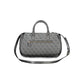 Black Polyethylene Women Handbag