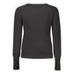 Black Viscose Women Cardigan