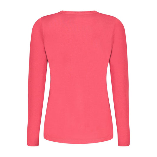 Red Cotton Women T-Shirt