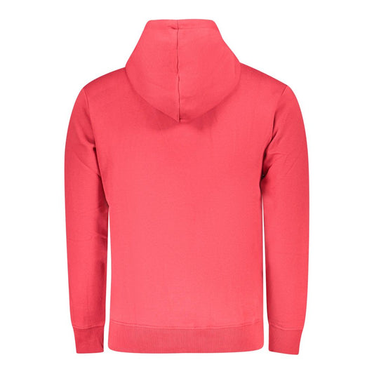 Red Cotton Men Sweater