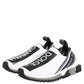 Black White Slip On Sorrento Sneakers Shoes