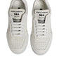 White Miami Leather Low Top Sneakers Shoes