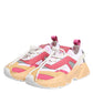 Multicolor Leather Daymaster Low Top Sneakers Shoes