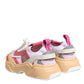 Multicolor Leather Daymaster Low Top Sneakers Shoes
