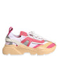 Multicolor Leather Daymaster Low Top Sneakers Shoes