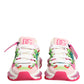 Multicolor Leather Airmaster Low Top Sneaker Shoes