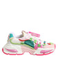 Multicolor Leather Airmaster Low Top Sneaker Shoes