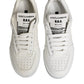 White Miami Leather Low Top Sneakers Shoes