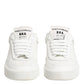 White Miami Leather Low Top Sneakers Shoes
