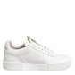 White Miami Leather Low Top Sneakers Shoes