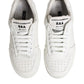 White Miami Leather Low Top Sneakers Shoes
