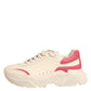 Beige Leather Daymaster Women Sneaker Shoes