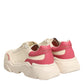 Beige Leather Daymaster Women Sneaker Shoes