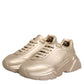 Gold Leather Daymaster Women Sneaker Shoes
