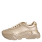 Gold Leather Daymaster Women Sneaker Shoes