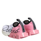 White Pink Low Top Sorrento Sneakers Shoes