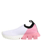 White Pink Low Top Sorrento Sneakers Shoes