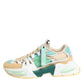 Multicolor Leather Airmaster Low Top Sneakers Shoes