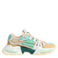Multicolor Leather Airmaster Low Top Sneakers Shoes