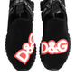 Black Grey Slip On Sorrento Sneakers Shoes