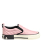 Pink Quilted Nylon Slip-On Sneaker Shoes