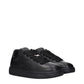 Black Leather Low Tops