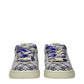 Beige Fabric Low Tops