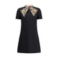 Crepe couture short Dress